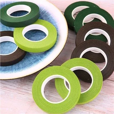 꽃을 위한 다채로운 꽃 테이프